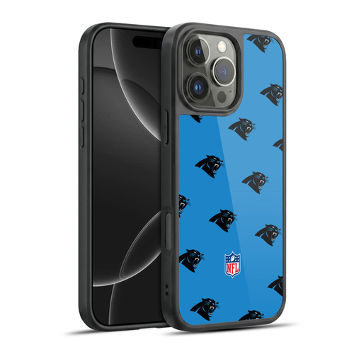 NFL Carolina Panthers Artwork Patterns Gel Armour Case For Apple iPhone 16 Pro Max