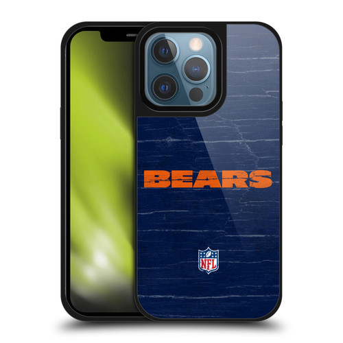 NFL Chicago Bears Logo Distressed Look Gel Armour Case For Apple iPhone 13 Pro