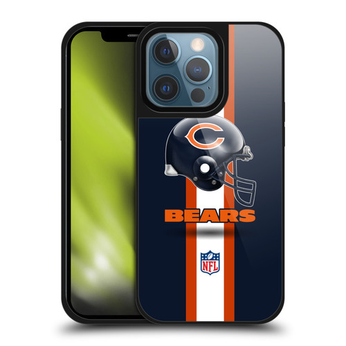 NFL Chicago Bears Logo Helmet Gel Armour Case For Apple iPhone 13 Pro