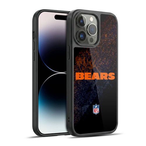 NFL Chicago Bears Logo Blur Gel Armour Case For Apple iPhone 14 Pro Max