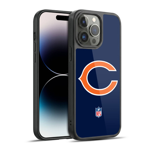 NFL Chicago Bears Logo Plain Gel Armour Case For Apple iPhone 14 Pro Max