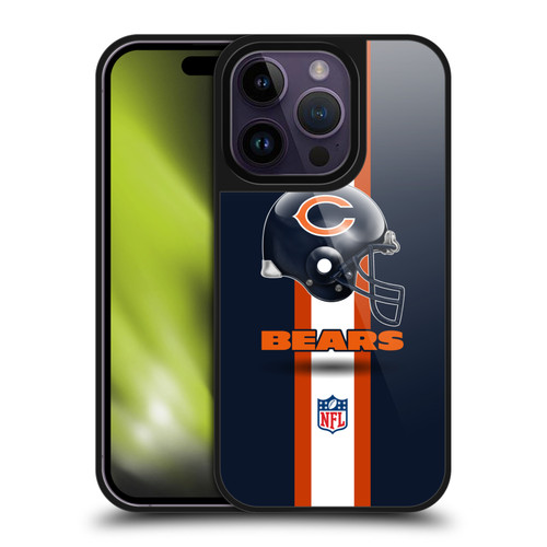 NFL Chicago Bears Logo Helmet Gel Armour Case For Apple iPhone 14 Pro