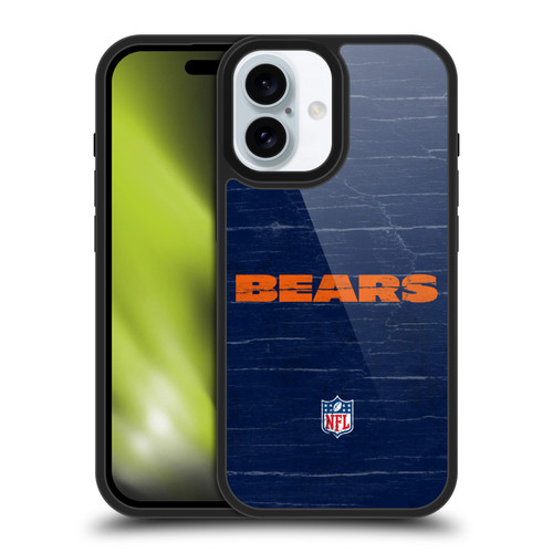 NFL Chicago Bears Logo Distressed Look Gel Armour Case For Apple iPhone 16