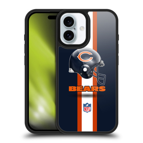 NFL Chicago Bears Logo Helmet Gel Armour Case For Apple iPhone 16