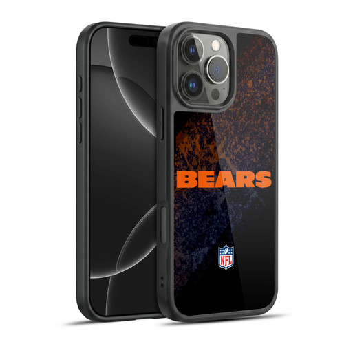 NFL Chicago Bears Logo Blur Gel Armour Case For Apple iPhone 16 Pro Max