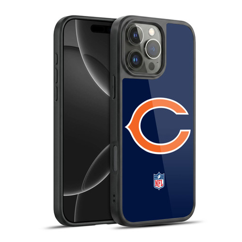 NFL Chicago Bears Logo Plain Gel Armour Case For Apple iPhone 16 Pro Max