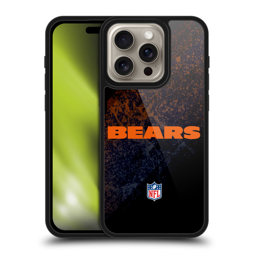 NFL Chicago Bears Logo Blur Gel Armour Case For Apple iPhone 16 Pro