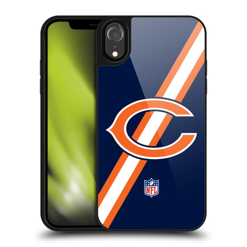 NFL Chicago Bears Logo Stripes Gel Armour Case For Apple iPhone XR