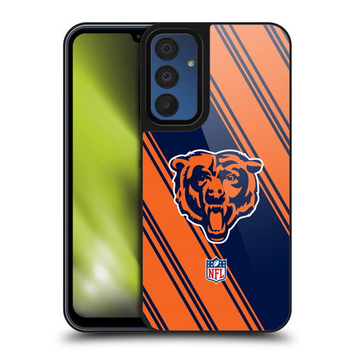NFL Chicago Bears Artwork Stripes Gel Armour Case For Samsung Galaxy A15