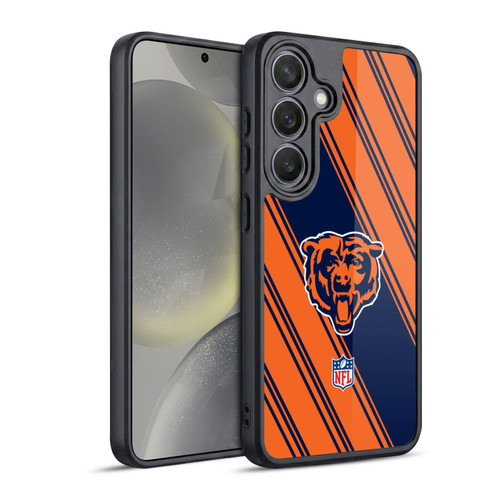 NFL Chicago Bears Artwork Stripes Gel Armour Case For Samsung Galaxy S24 5G