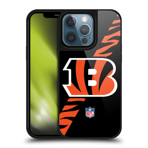 NFL Cincinnati Bengals Logo Stripes Gel Armour Case For Apple iPhone 13 Pro NFL Cincinnati Bengals Logo Stripes Gel Armour Case For Apple iPhone 13 Pro