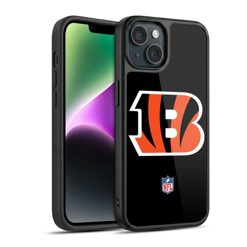 NFL Cincinnati Bengals Logo Plain Gel Armour Case For Apple iPhone 14