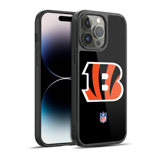 NFL Cincinnati Bengals Logo Plain Gel Armour Case For Apple iPhone 14 Pro Max