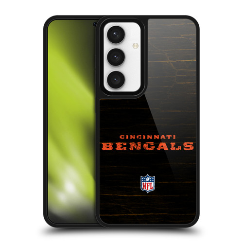 NFL Cincinnati Bengals Logo Distressed Look Gel Armour Case For Samsung Galaxy S24 5G