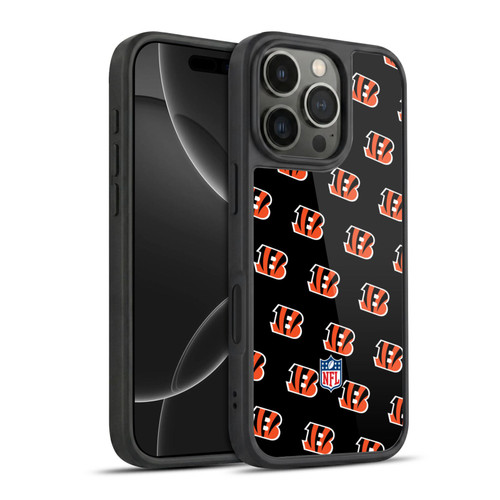 NFL Cincinnati Bengals Artwork Patterns Gel Armour Case For Apple iPhone 16 Pro