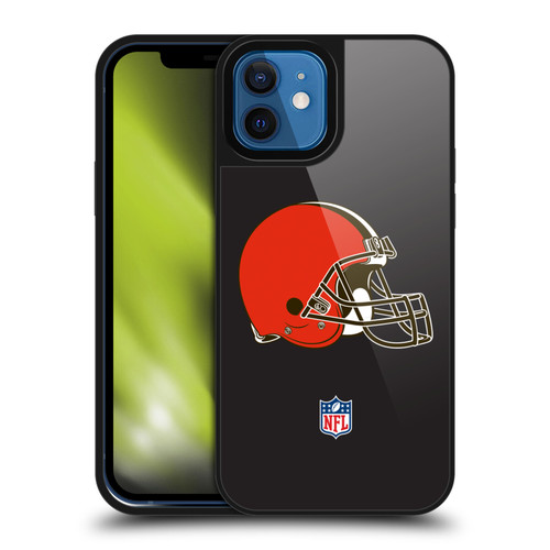NFL Cleveland Browns Logo Plain Gel Armour Case For Apple iPhone 12 / iPhone 12 Pro