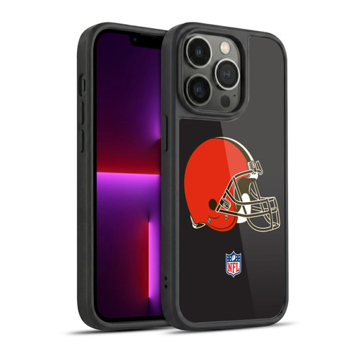 NFL Cleveland Browns Logo Plain Gel Armour Case For Apple iPhone 13 Pro