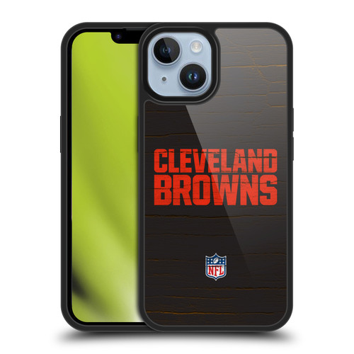 NFL Cleveland Browns Logo Distressed Look Gel Armour Case For Apple iPhone 14