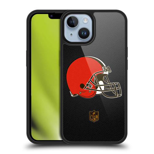 NFL Cleveland Browns Logo Football Gel Armour Case For Apple iPhone 14