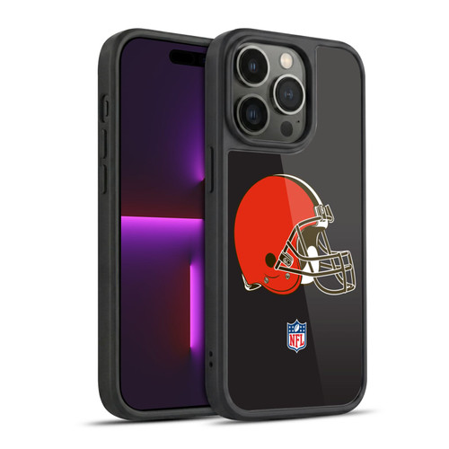 NFL Cleveland Browns Logo Plain Gel Armour Case For Apple iPhone 14 Pro