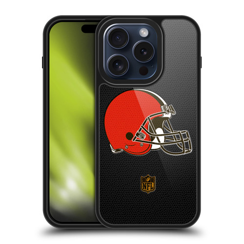 NFL Cleveland Browns Logo Football Gel Armour Case For Apple iPhone 15 Pro