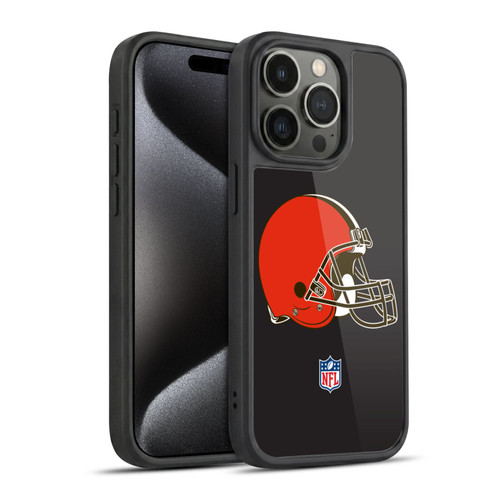 NFL Cleveland Browns Logo Plain Gel Armour Case For Apple iPhone 15 Pro