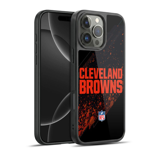 NFL Cleveland Browns Logo Blur Gel Armour Case For Apple iPhone 16 Pro Max