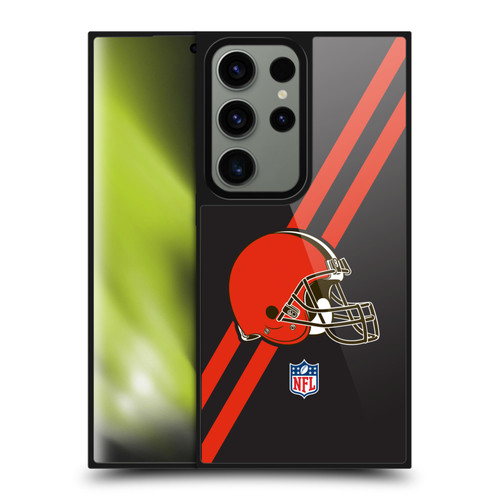 NFL Cleveland Browns Logo Stripes Gel Armour Case For Samsung Galaxy S24 Ultra 5G NFL Cleveland Browns Logo Stripes Gel Armour Case For Samsung Galaxy S24 Ultra 5G