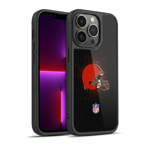 NFL Cleveland Browns Artwork LED Gel Armour Case For Apple iPhone 13 Pro