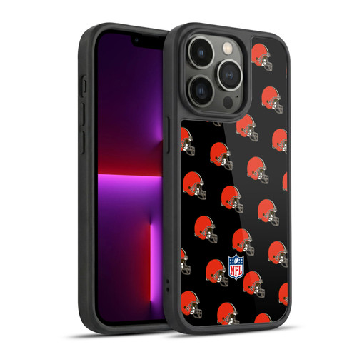 NFL Cleveland Browns Artwork Patterns Gel Armour Case For Apple iPhone 13 Pro