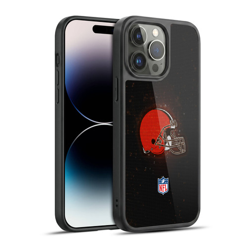 NFL Cleveland Browns Artwork LED Gel Armour Case For Apple iPhone 14 Pro Max