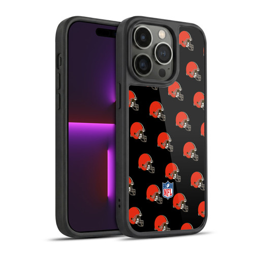 NFL Cleveland Browns Artwork Patterns Gel Armour Case For Apple iPhone 14 Pro