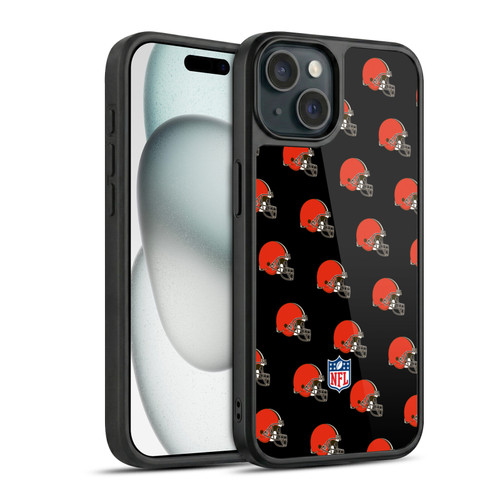 NFL Cleveland Browns Artwork Patterns Gel Armour Case For Apple iPhone 15