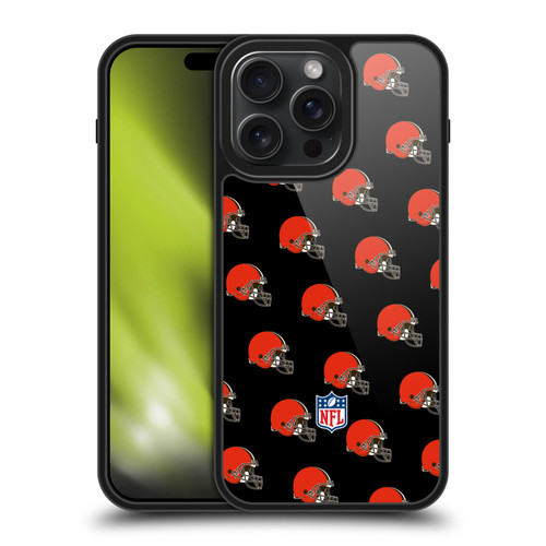 NFL Cleveland Browns Artwork Patterns Gel Armour Case For Apple iPhone 15 Pro Max