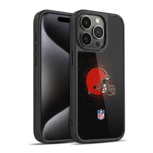 NFL Cleveland Browns Artwork LED Gel Armour Case For Apple iPhone 15 Pro