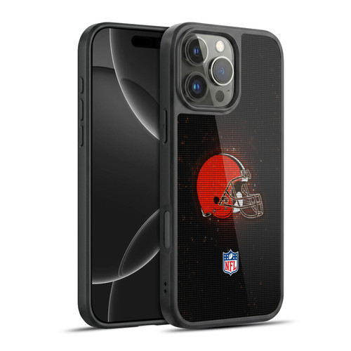 NFL Cleveland Browns Artwork LED Gel Armour Case For Apple iPhone 16 Pro Max