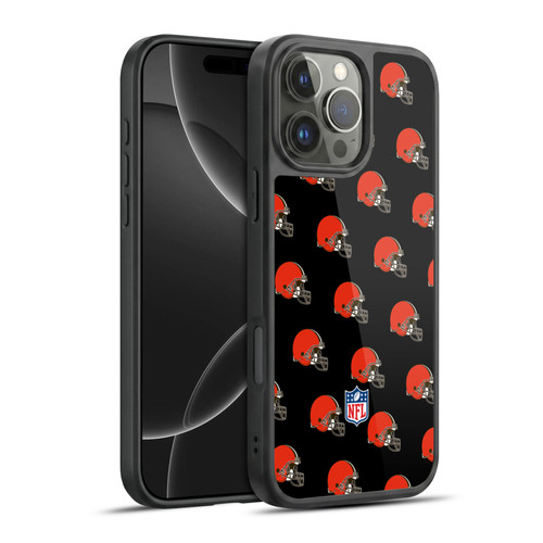 NFL Cleveland Browns Artwork Patterns Gel Armour Case For Apple iPhone 16 Pro Max