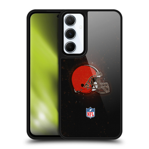 NFL Cleveland Browns Artwork LED Gel Armour Case For Samsung Galaxy A55 5G