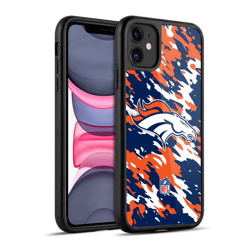 NFL Denver Broncos Logo Camou Gel Armour Case For Apple iPhone 11