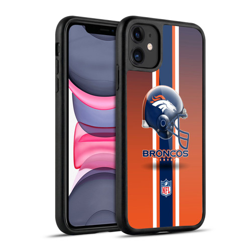 NFL Denver Broncos Logo Helmet Gel Armour Case For Apple iPhone 11