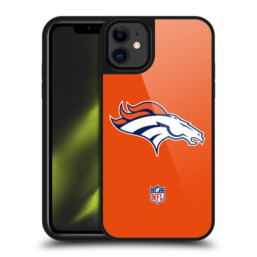 NFL Denver Broncos Logo Plain Gel Armour Case For Apple iPhone 11