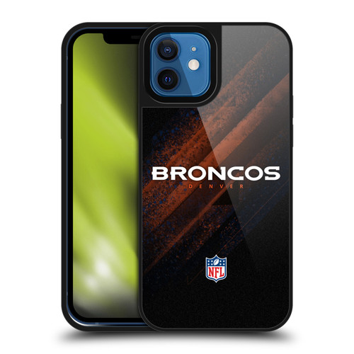 NFL Denver Broncos Logo Blur Gel Armour Case For Apple iPhone 12 / iPhone 12 Pro