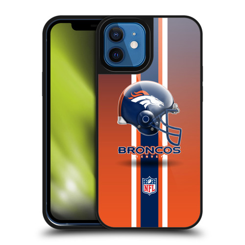 NFL Denver Broncos Logo Helmet Gel Armour Case For Apple iPhone 12 / iPhone 12 Pro