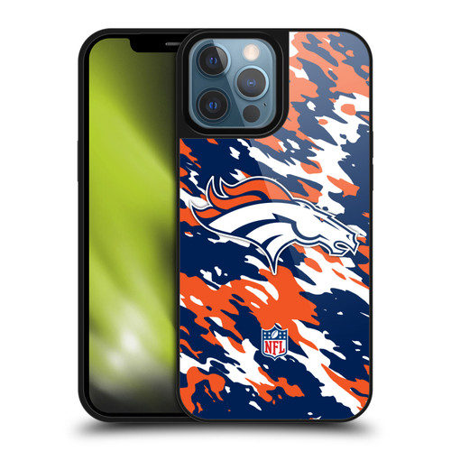 NFL Denver Broncos Logo Camou Gel Armour Case For Apple iPhone 13 Pro Max