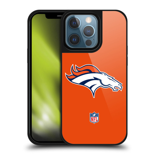 NFL Denver Broncos Logo Plain Gel Armour Case For Apple iPhone 13 Pro