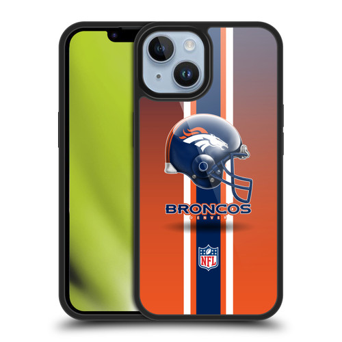 NFL Denver Broncos Logo Helmet Gel Armour Case For Apple iPhone 14