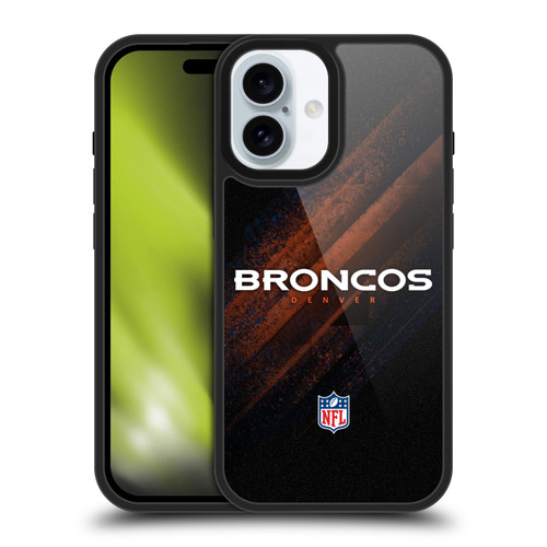NFL Denver Broncos Logo Blur Gel Armour Case For Apple iPhone 16
