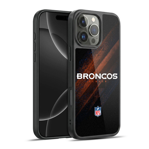 NFL Denver Broncos Logo Blur Gel Armour Case For Apple iPhone 16 Pro Max