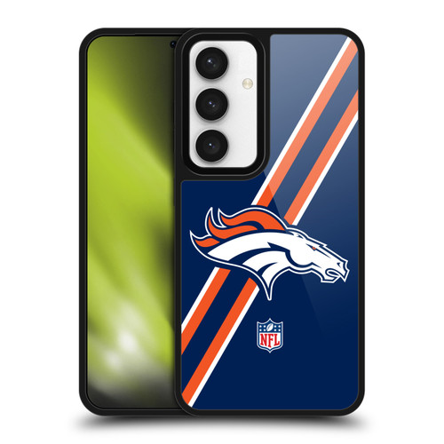 NFL Denver Broncos Logo Stripes Gel Armour Case For Samsung Galaxy S24 5G