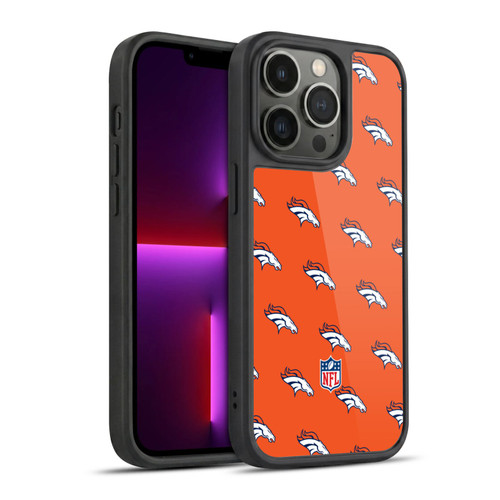 NFL Denver Broncos Artwork Patterns Gel Armour Case For Apple iPhone 13 Pro